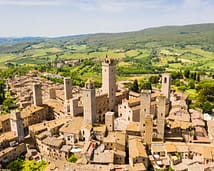 Voli 3 Volo in mongolfiera su San Gimignano