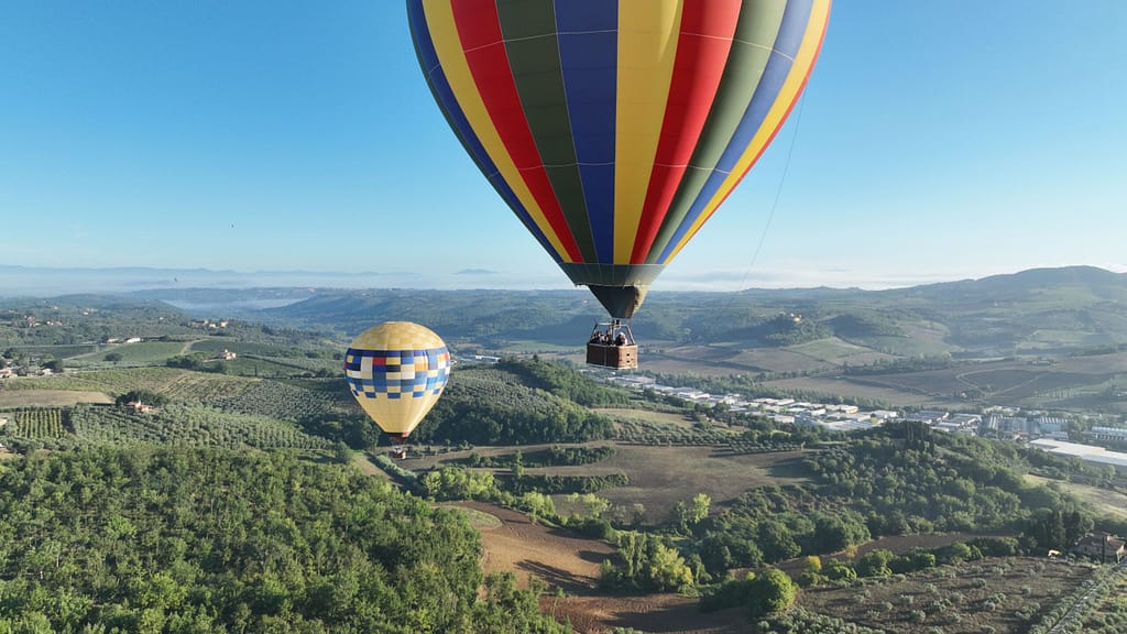 Balloon in Tuscany